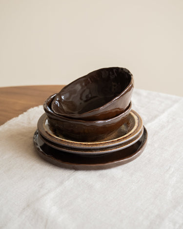 Handmade Medium Bowl Serpa Burgundy - Things I Like Things I Love