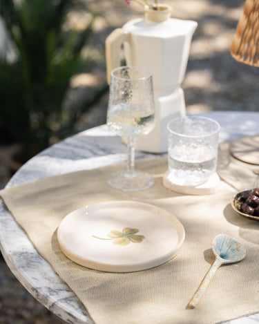 Handmade Plate Lucky Clover Ceramic - Things I Like Things I Love