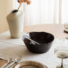 Handmade Salad Bowl Serpa Burgundy - Things I Like Things I Love