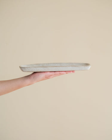Handmade Serving Tray Serpa Beige - Things I Like Things I Love