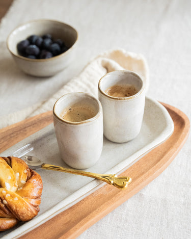 Handmade Serving Tray Serpa Beige - Things I Like Things I Love
