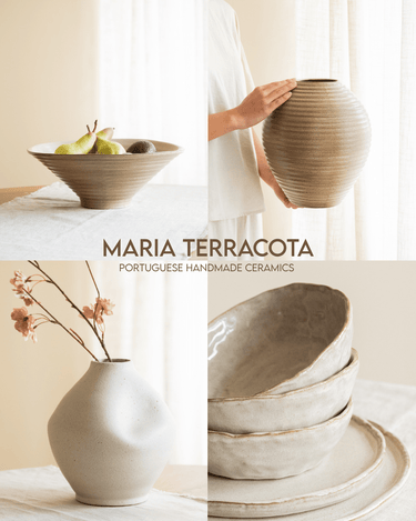Handmade Serving Tray Serpa Beige - Things I Like Things I Love