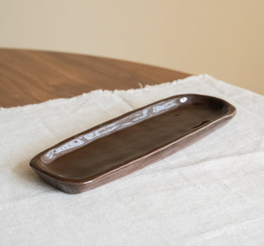 Handmade Serving Tray Serpa Burgundy - Things I Like Things I Love