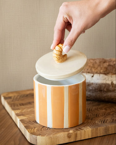 Handmade Storage Jar Croissant - Things I Like Things I Love