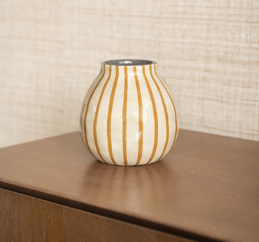 Handmade Vase Mia Stripe - Things I Like Things I Love