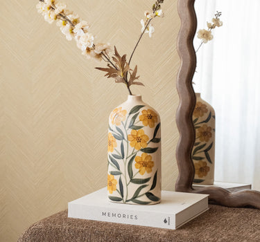 Hangeschilderde Deco Vaas Bloem Aurelia - Things I Like Things I Love