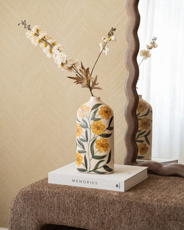 Hangeschilderde Deco Vaas Bloem Aurelia - Things I Like Things I Love