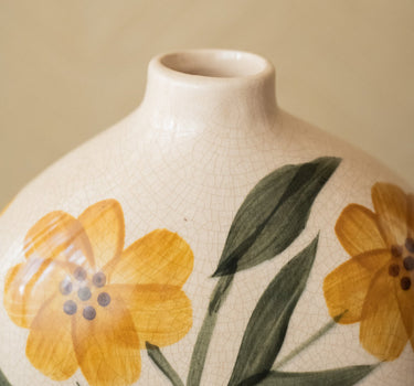 Hangeschilderde Deco Vaas Bloem Aurelia - Things I Like Things I Love