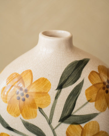 Hangeschilderde Deco Vaas Bloem Aurelia - Things I Like Things I Love