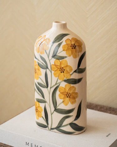 Hangeschilderde Deco Vaas Bloem Aurelia - Things I Like Things I Love