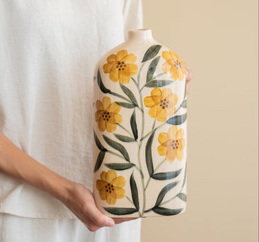 Hangeschilderde Deco Vaas Bloem Aurelia - Things I Like Things I Love