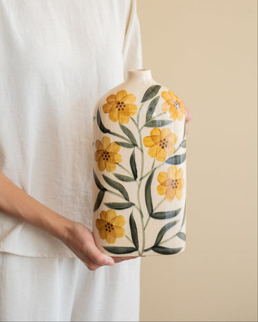 Hangeschilderde Deco Vaas Bloem Aurelia - Things I Like Things I Love