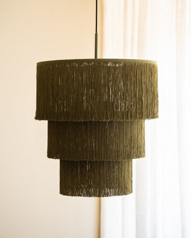 Hanglamp Malaika Franjes Groen - Things I Like Things I Love