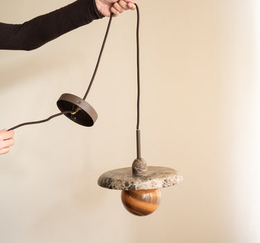Hanglamp Tivoli Marmer Leila Bruin - Things I Like Things I Love