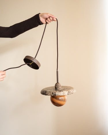 Hanglamp Tivoli Marmer Leila Bruin - Things I Like Things I Love