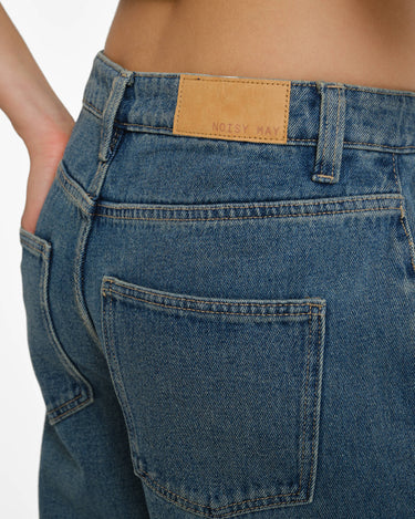 Hazal Barrel Jeans Medium Blue Denim - Things I Like Things I Love