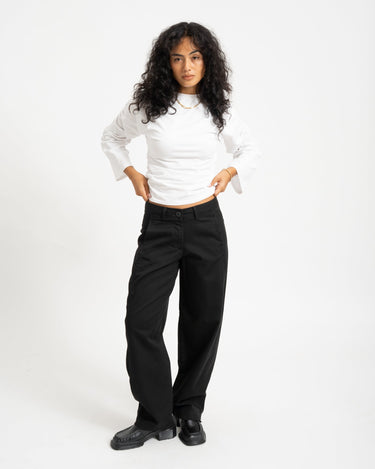 Hazel Kira Barrel Pants Zwart - Things I Like Things I Love