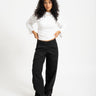Hazel Kira Barrel Pants Zwart - Things I Like Things I Love