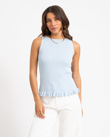 Hazel Top Knit Skyway - Things I Like Things I Love