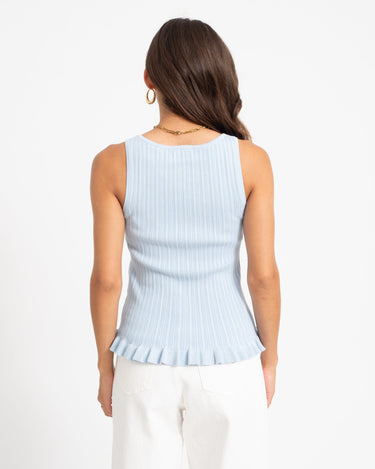 Hazel Top Knit Skyway - Things I Like Things I Love