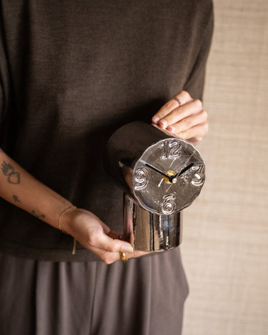 HKLIVING Clock Retro Chrome - Things I Like Things I Love