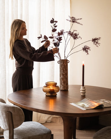 HKLIVING Grote Deco Vaas Porto Bruin - Things I Like Things I Love