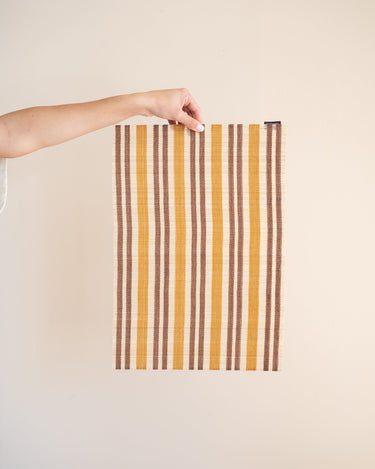 HKLIVING Placemat Striped Amber - Things I Like Things I Love
