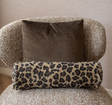 HKLIVING Rolkussen Panter Bruin - Things I Like Things I Love