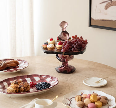 HKLIVING Taartplateau Jewel Amethist Roze - Things I Like Things I Love