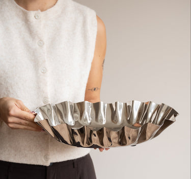 HKLIVING Tray Chrome 100% Stainless Steel Silver - Things I Like Things I Love
