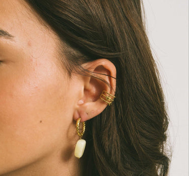 Hoop Butter Yellow Gold - Things I Like Things I Love