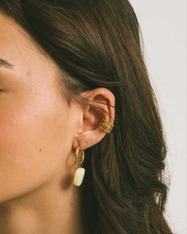 Hoop Butter Yellow Gold - Things I Like Things I Love