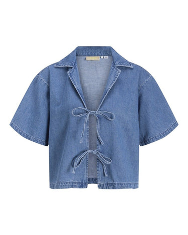 Ina Shirt Medium Blue Denim - Things I Like Things I Love