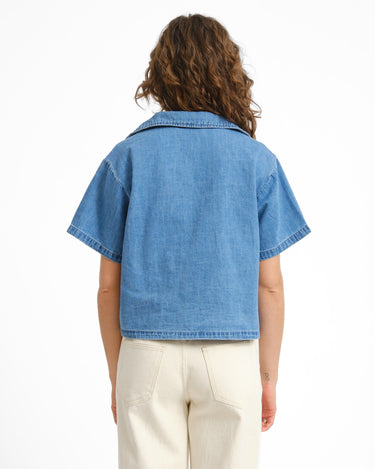 Ina Shirt Medium Blue Denim - Things I Like Things I Love