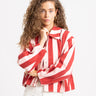 Jacket Lara Striped Bordeaux - Things I Like Things I Love