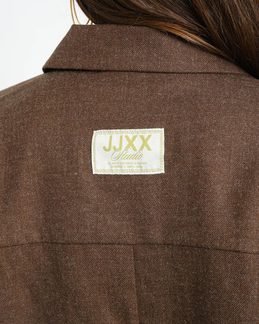 Jala Lili Overshirt Dark Brown Melange - Things I Like Things I Love