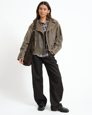 Jamie Check Flannel Shirt Skyway/Peacoat - Things I Like Things I Love