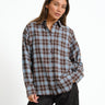 Jamie Check Flannel Shirt Skyway/Peacoat - Things I Like Things I Love