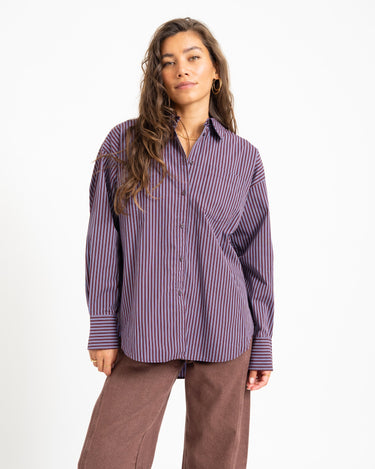 Jamie Relaxed Poplin Shirt Blauw Orchid - Things I Like Things I Love