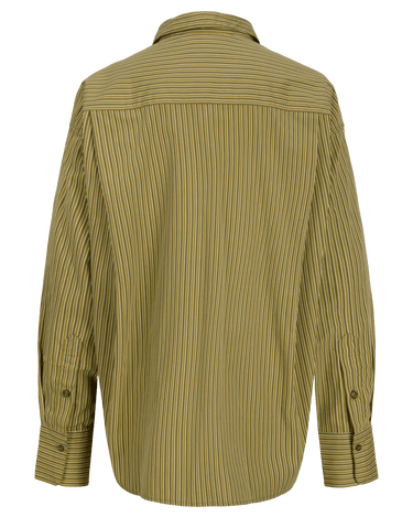 Jamie Relaxed Poplin Shirt Green Moss - Things I Like Things I Love