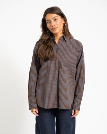 Jamie Relaxed Poplin Shirt Night Sky - Things I Like Things I Love