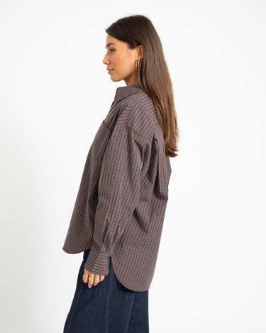 Jamie Relaxed Poplin Shirt Night Sky - Things I Like Things I Love