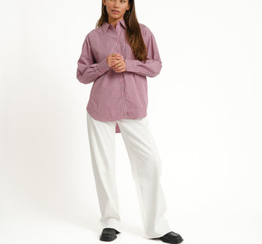 Jamie Relaxed Poplin Shirt Orchid - Things I Like Things I Love