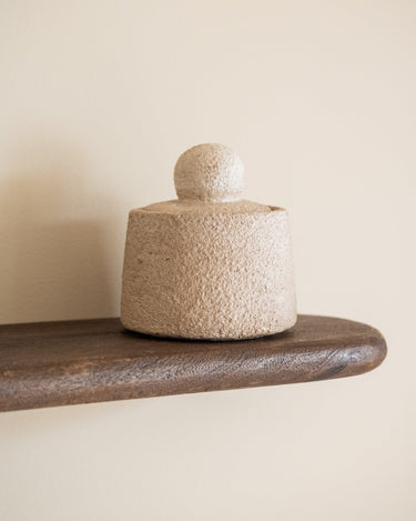 Jar Ceramic Beige - Things I Like Things I Love