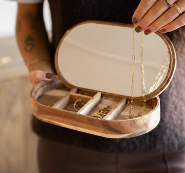 Jewelry Box Acacia Wood - Things I Like Things I Love