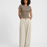 Judy Striped Baby Tee Brown/Yellow - Things I Like Things I Love