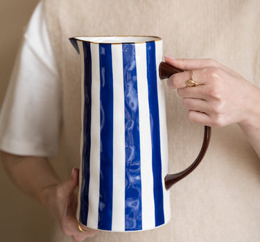 Jug Anafi Blue Stripe - Things I Like Things I Love