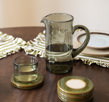 Jug Bubbled Green - Things I Like Things I Love