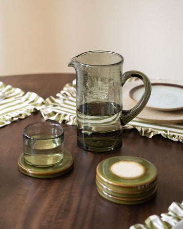 Jug Bubbled Green - Things I Like Things I Love