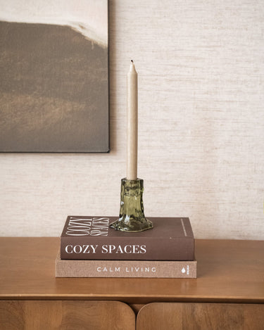 Kandelaar Branch Glas Groen - Things I Like Things I Love